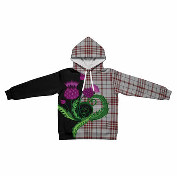 Clayton Tartan Kid Hoodie Traditional Scottish Thistle
