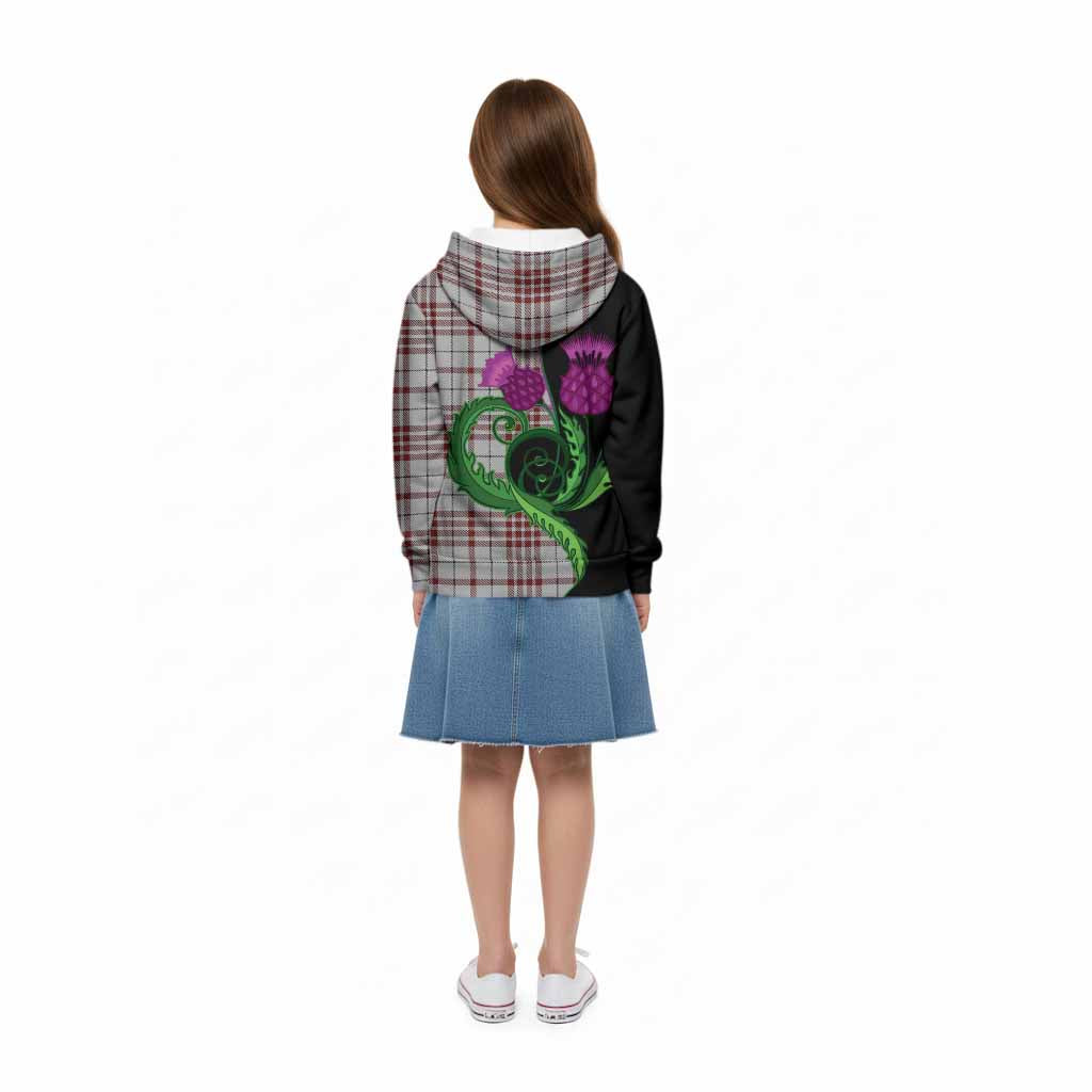 Clayton Tartan Kid Hoodie Traditional Scottish Thistle