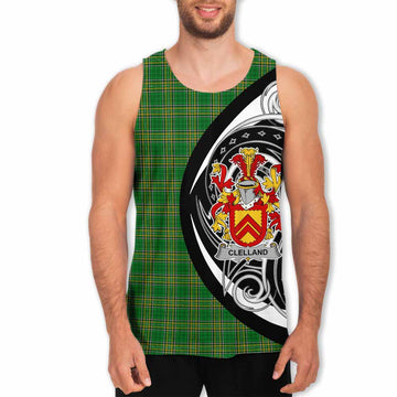 Clelland Irish Clan Men's Tank Top Celtic Circle Style