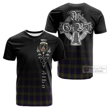 Clelland Tartan Cotton T-shirt Featuring Alba Gu Brath Family Crest Celtic Inspired Kid's Shirt - Tartan Vibes Clothing