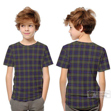 Clelland Tartan Kid T-Shirt Youth XL Size14 - Tartan Vibes Clothing