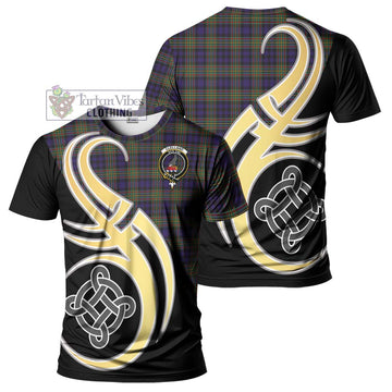 Clelland Tartan T-Shirt with Family Crest and Celtic Symbol Style Kid's Shirt - Tartan Vibes Clothing
