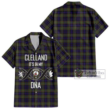 Clelland Tartan Hawaiian Shirt with Family Crest DNA In Me Style Kid - Tartan Vibes Clothing