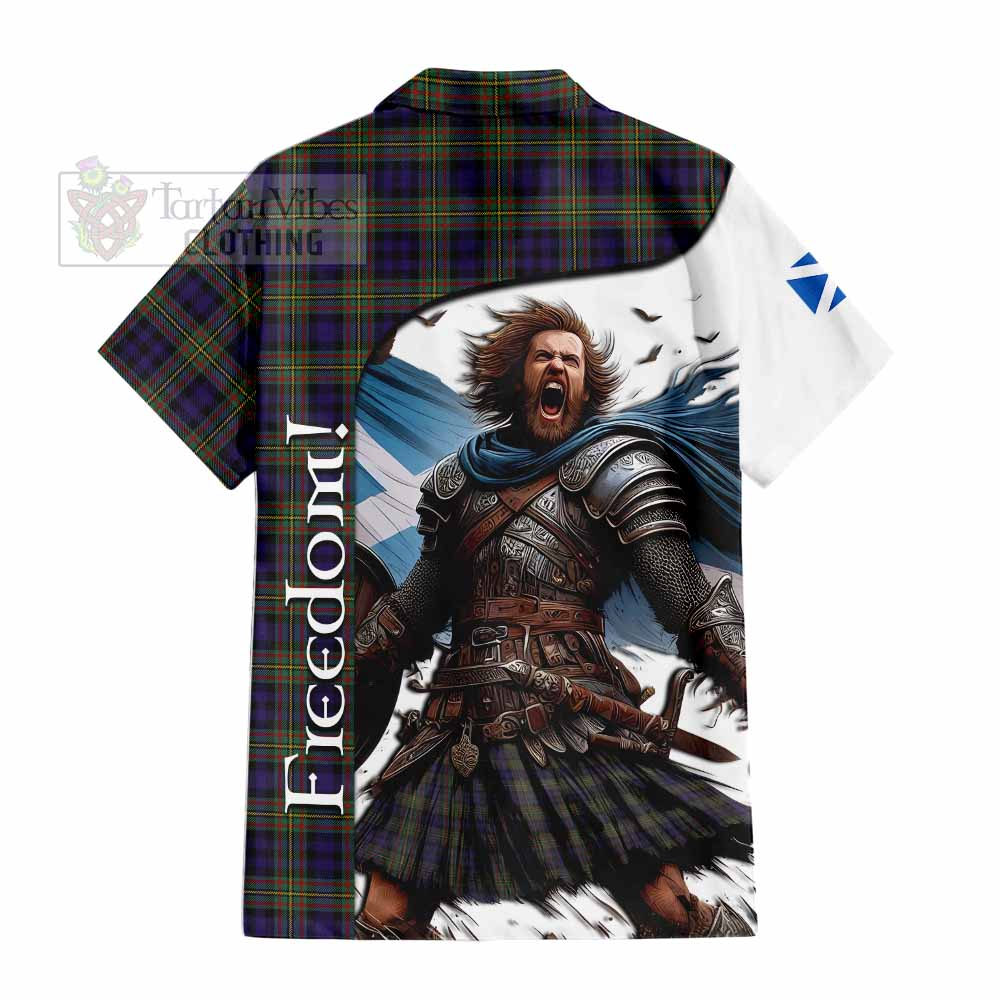 Clelland Crest Tartan Hawaiian Shirt Inspired by the Freedom of Scottish Warrior - Tartan Vibes Clothing