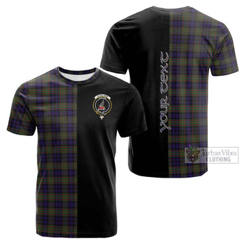 Clelland Tartan Cotton T-shirt with Family Crest and Half Of Me Style Kid's Shirt - Tartan Vibes Clothing