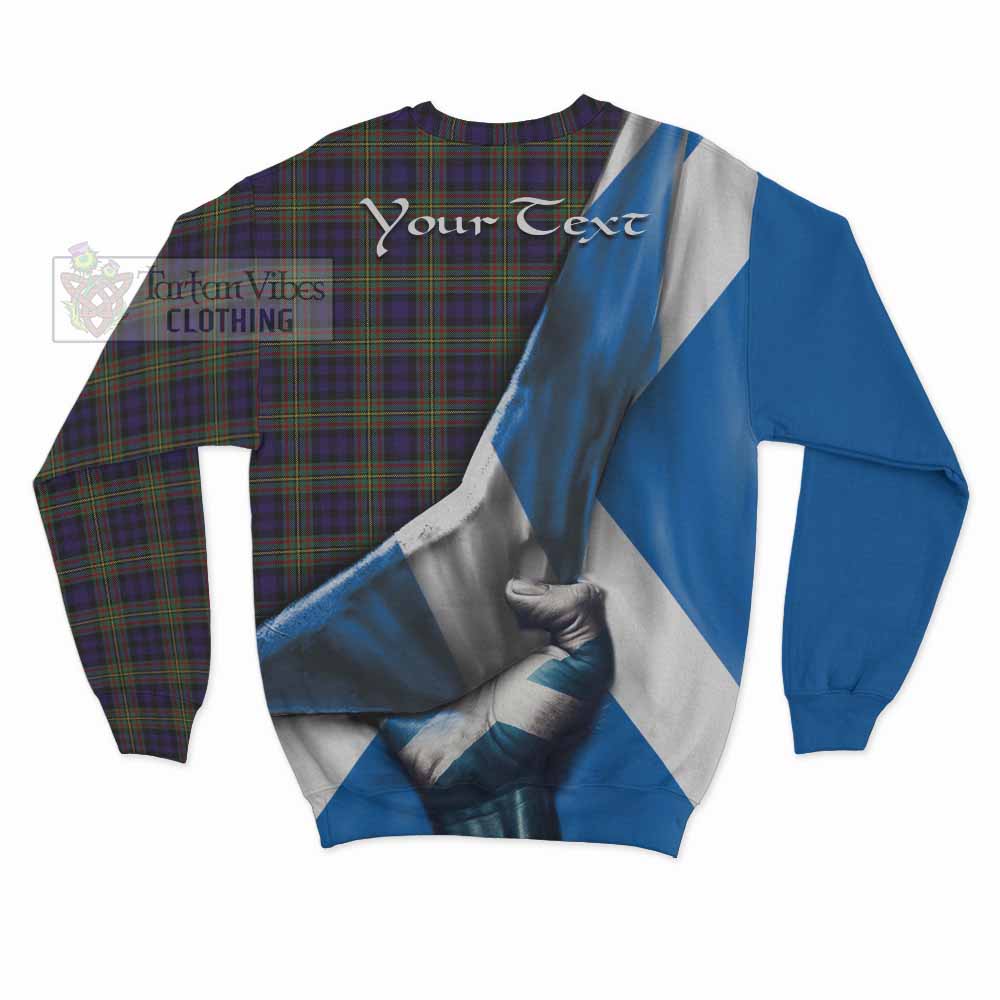 Clelland Tartan Sweatshirt with Family Crest Scotland Patriotic Style - Tartan Vibes Clothing