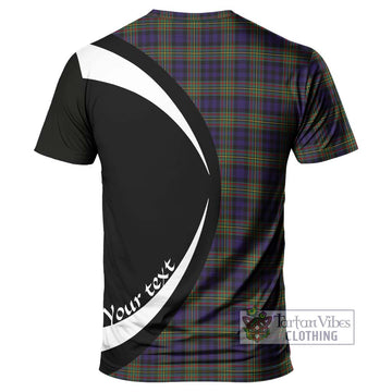 Clelland Tartan T-Shirt with Family Crest Circle Style - Tartan Vibes Clothing