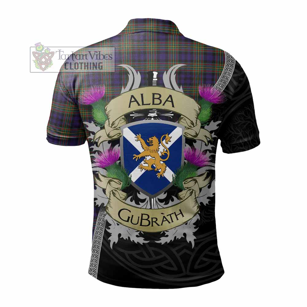 Clelland Tartan Family Crest Polo Shirt Lion Rampant Royal Thistle Shield Celtic Inspired - Tartan Vibes Clothing