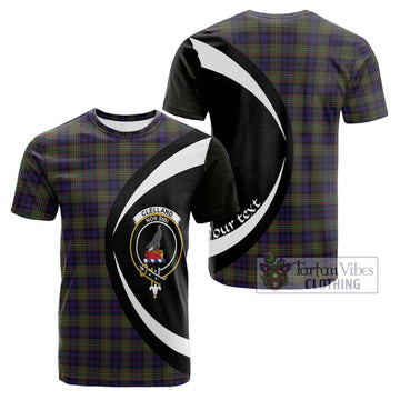 Clelland Tartan Cotton T-shirt with Family Crest Circle Style Kid's Shirt - Tartan Vibes Clothing