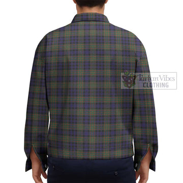Clelland Tartan Unisex Lapel Cotton Jacket - Tartan Vibes Clothing