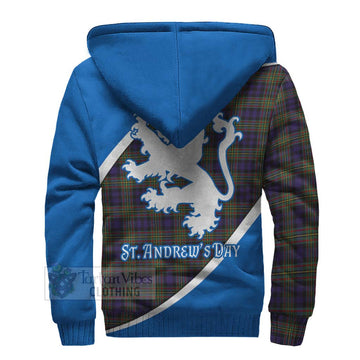 Clelland Family Crest Tartan Sherpa Hoodie Celebrate Saint Andrew's Day in Style - Tartan Vibes Clothing