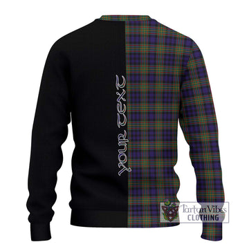 Clelland Tartan Ugly Sweater with Family Crest and Half Of Me Style - Tartan Vibes Clothing