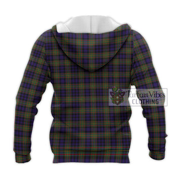 Clelland Tartan Knitted Hoodie with Family Crest DNA In Me Style - Tartan Vibes Clothing
