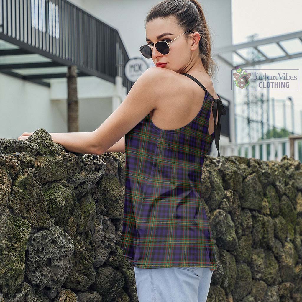 Clelland Tartan Loose Halter Neck Camisole - Tartan Vibes Clothing
