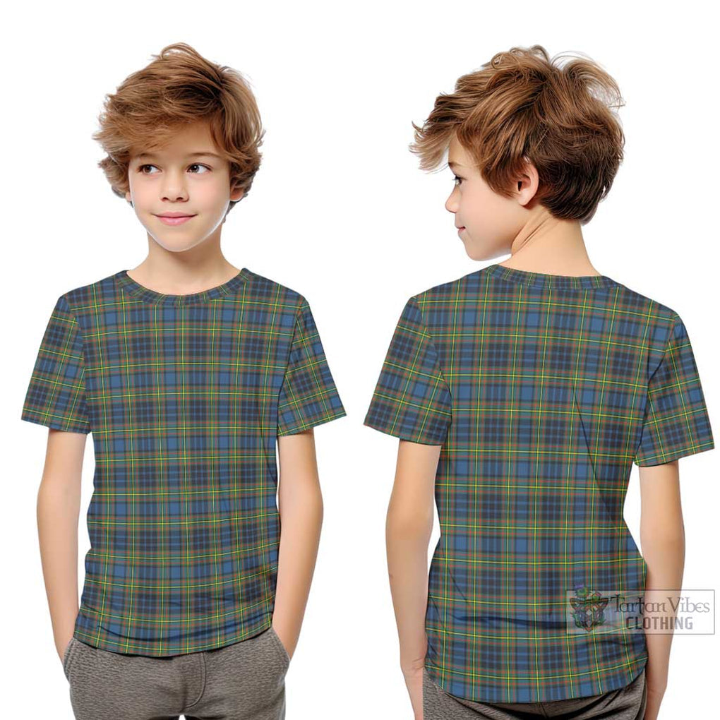 Clelland Ancient Tartan Kid T-Shirt Youth XL Size14 - Tartan Vibes Clothing