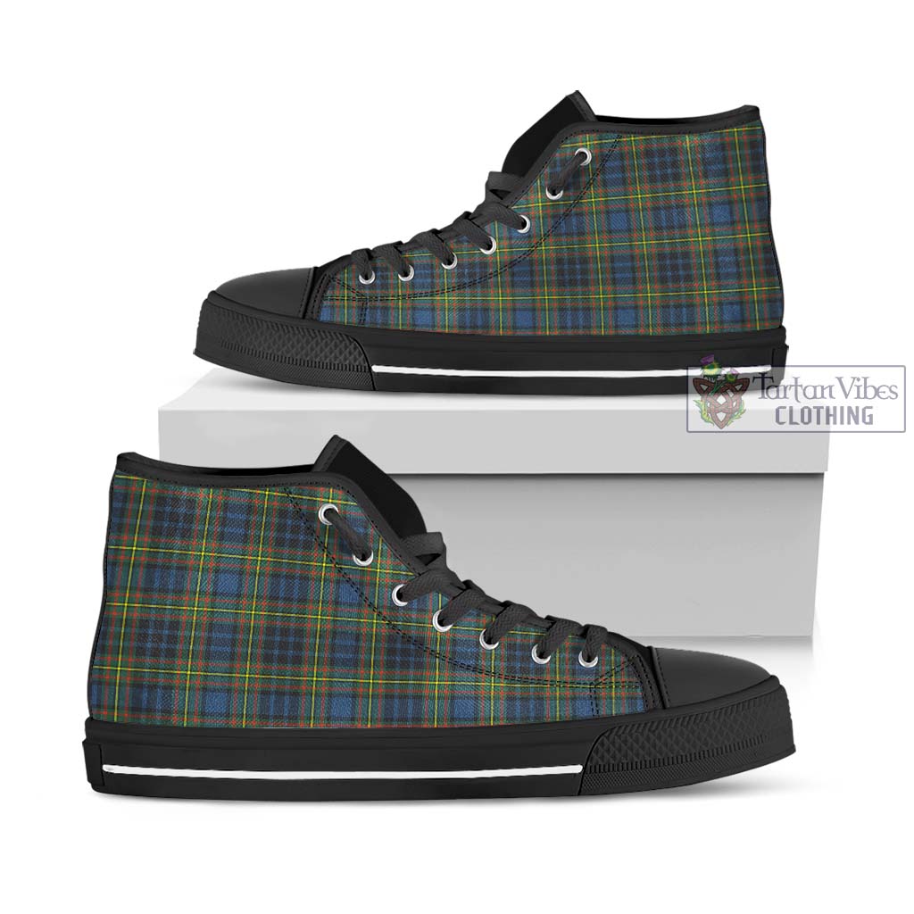 Clelland Ancient Tartan High Top Shoes - Tartan Vibes Clothing