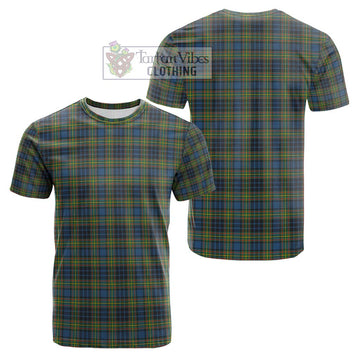 Clelland Ancient Tartan Cotton T-Shirt - Tartan Vibes Clothing