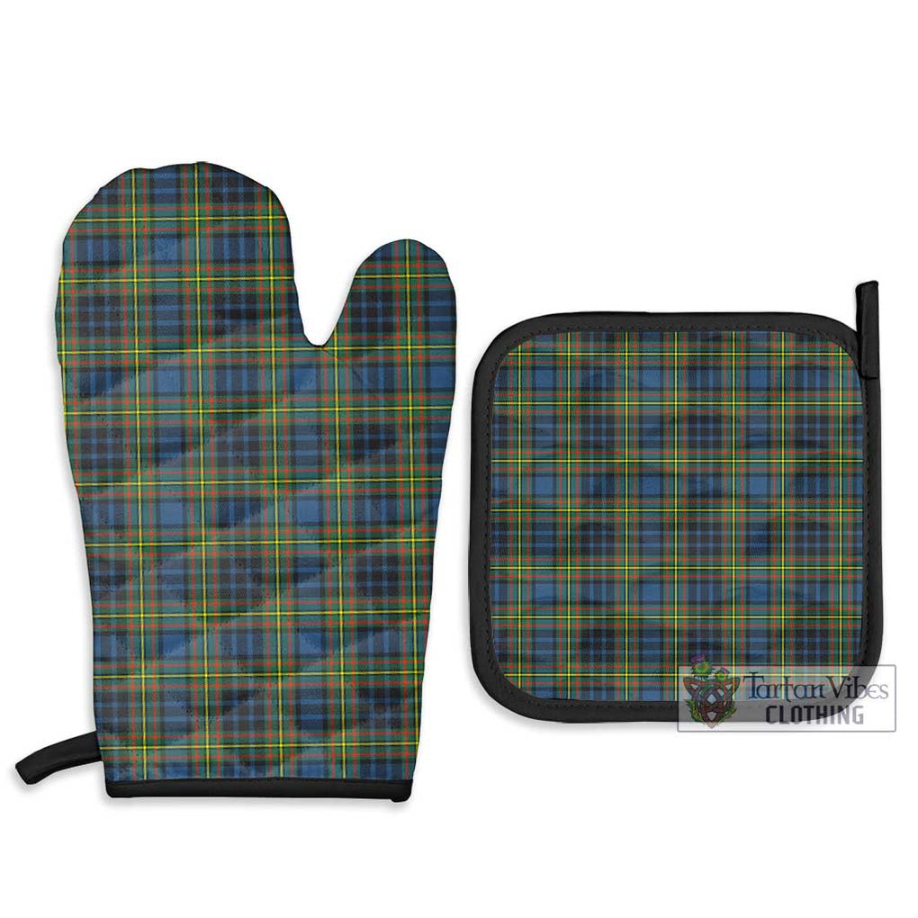 Clelland Ancient Tartan Combo Oven Mitt & Pot-Holder - Tartan Vibes Clothing