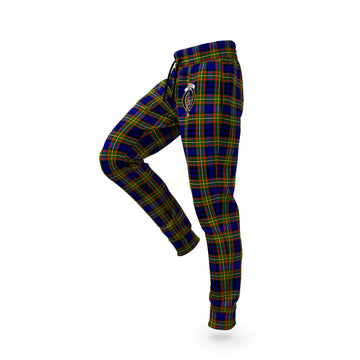 Clelland Modern Tartan Joggers Pants with Family Crest