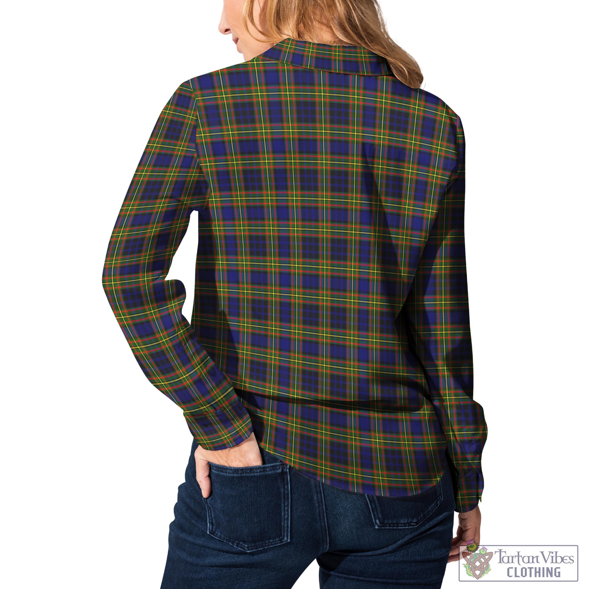 Clelland Modern Tartan Womens Casual Shirt