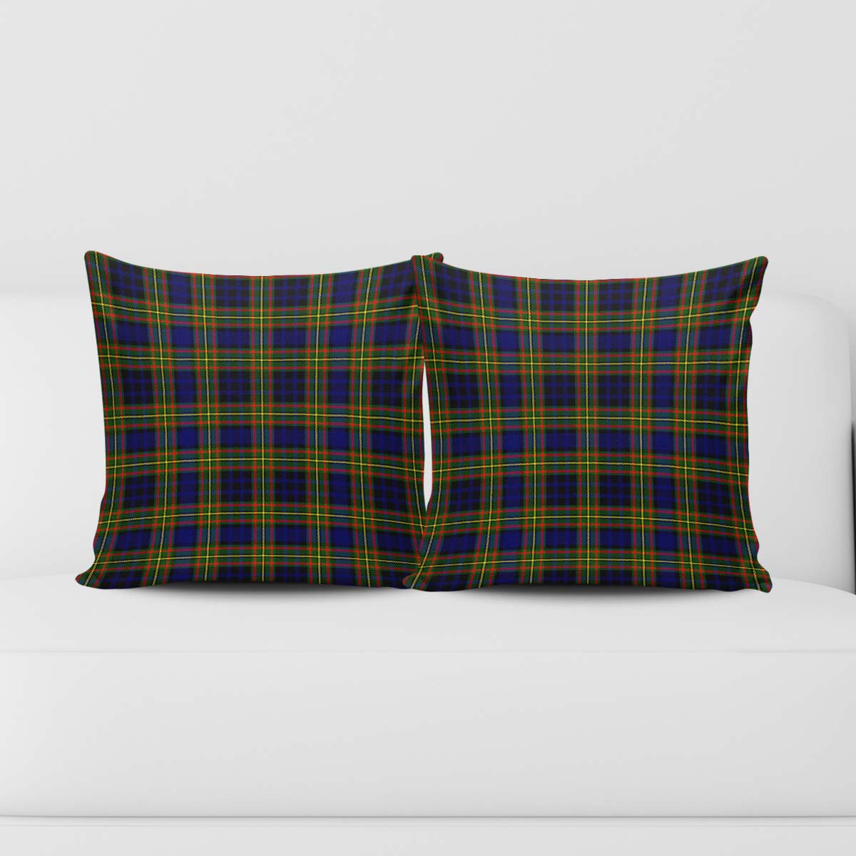 Clelland Modern Tartan Pillow Cover Square Pillow Cover - Tartanvibesclothing