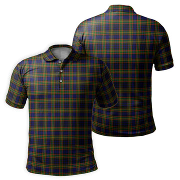 Clelland Modern Tartan Mens Polo Shirt
