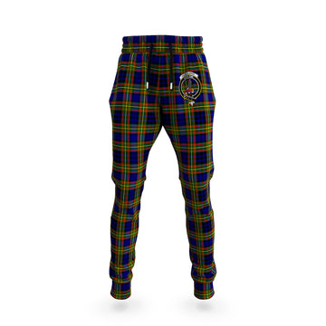 Clelland Modern Tartan Joggers Pants with Family Crest