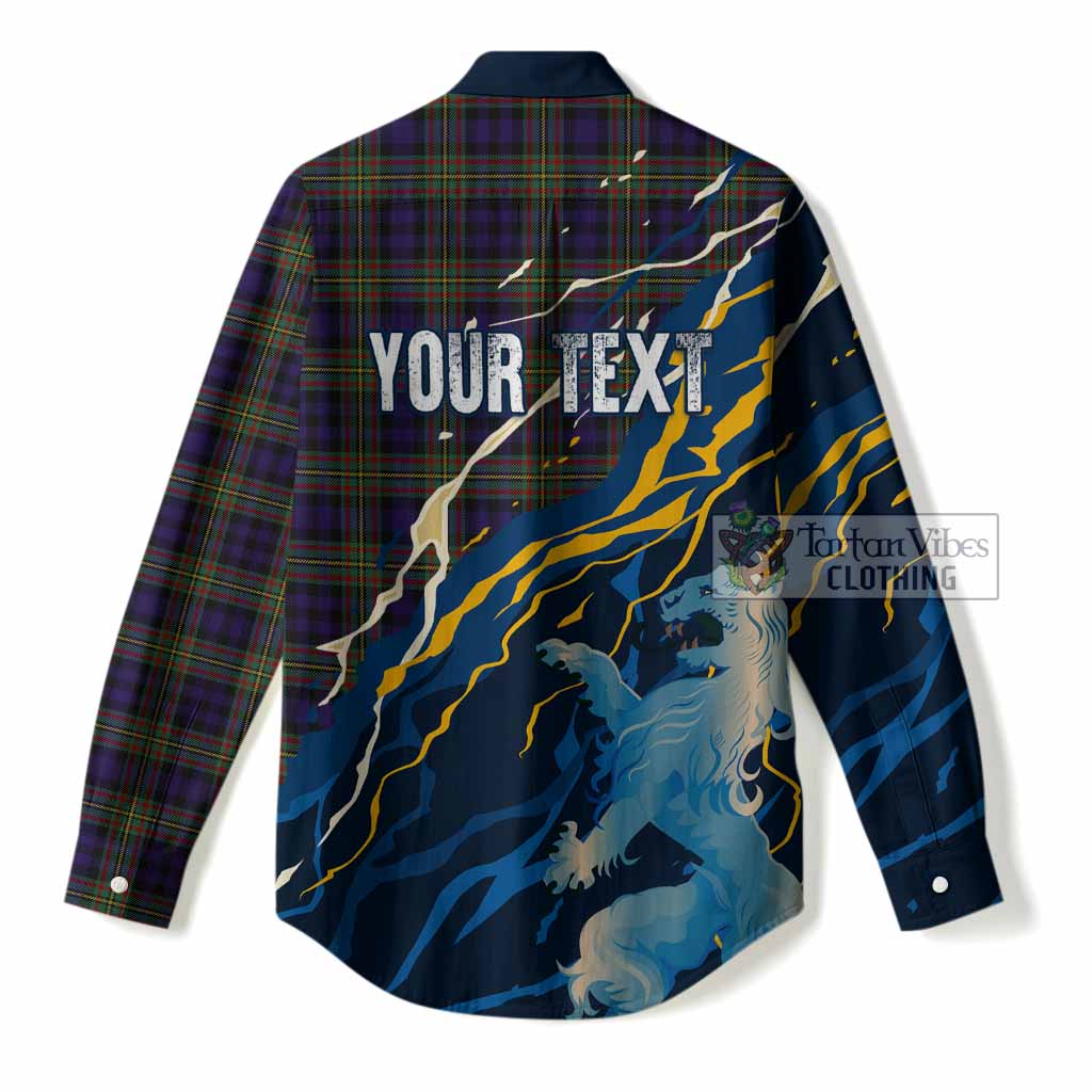 Clelland Scotland Tartan Women Casual Shirt WC2026 Football - We'll Be Coming
