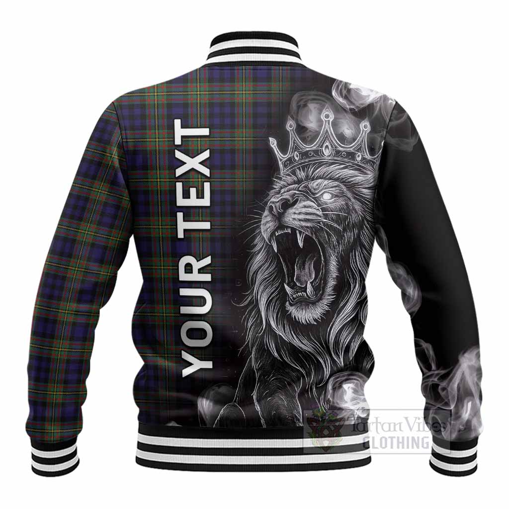 Clelland Tartan Baseball Jacket Roaring Lion Heritage