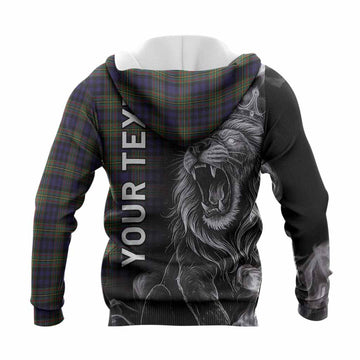Clelland Tartan Knitted Hoodie Roaring Lion Heritage
