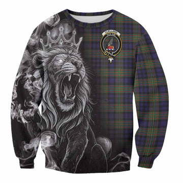 Clelland Tartan Sweatshirt Roaring Lion Heritage