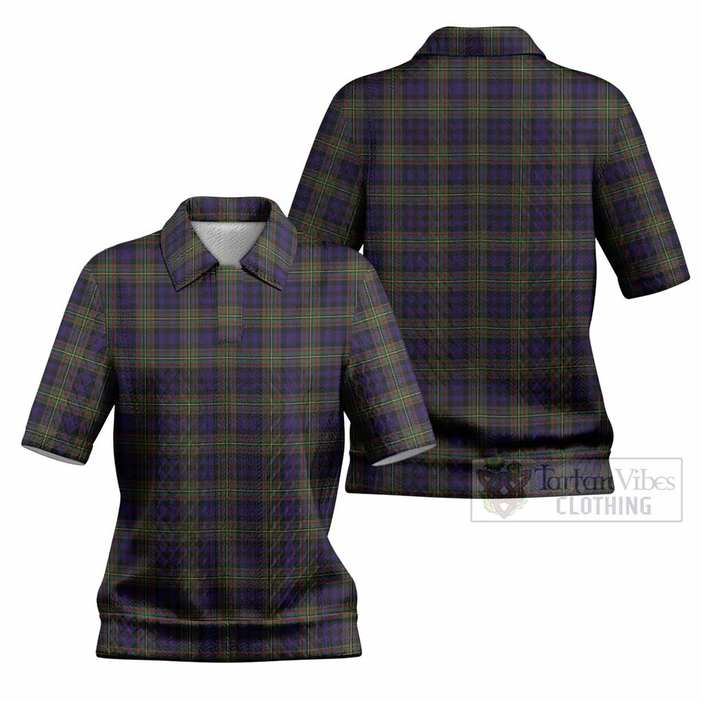 Clelland Tartan Women’s Polo Sweater Top