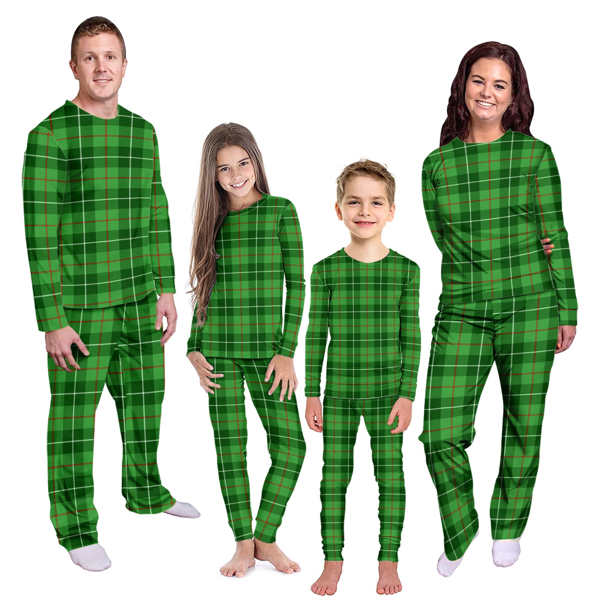Clephane (Clephan) Tartan Pajamas Family Set Kid - Tartan Vibes Clothing