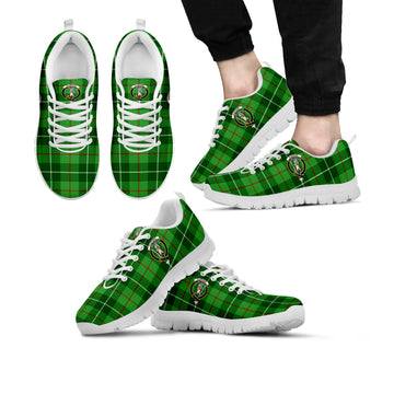 Clephane (Clephan) Tartan Sneakers with Family Crest