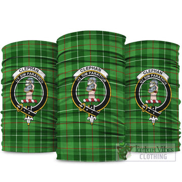 Clephane (Clephan) Tartan Neck Gaiters, Tartan Bandanas, Tartan Head Band with Family Crest package One Size - Tartan Vibes Clothing