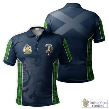 Clephan Tartan Men's Polo Shirt with Family Crest and Lion Rampant Vibes Sport Style