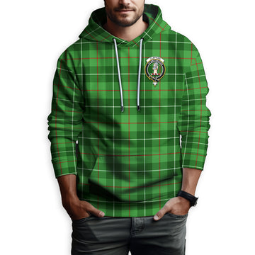 Clephan Tartan Hoodie with Family Crest