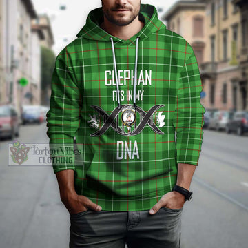 Clephane (Clephan) Tartan Hoodie with Family Crest DNA In Me Style Pullover Hoodie - Tartan Vibes Clothing