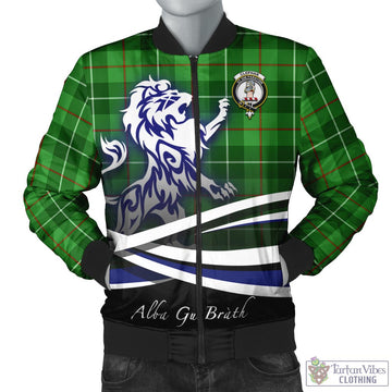 Clephane (Clephan) Tartan Bomber Jacket with Alba Gu Brath Regal Lion Emblem Unisex - Tartan Vibes Clothing