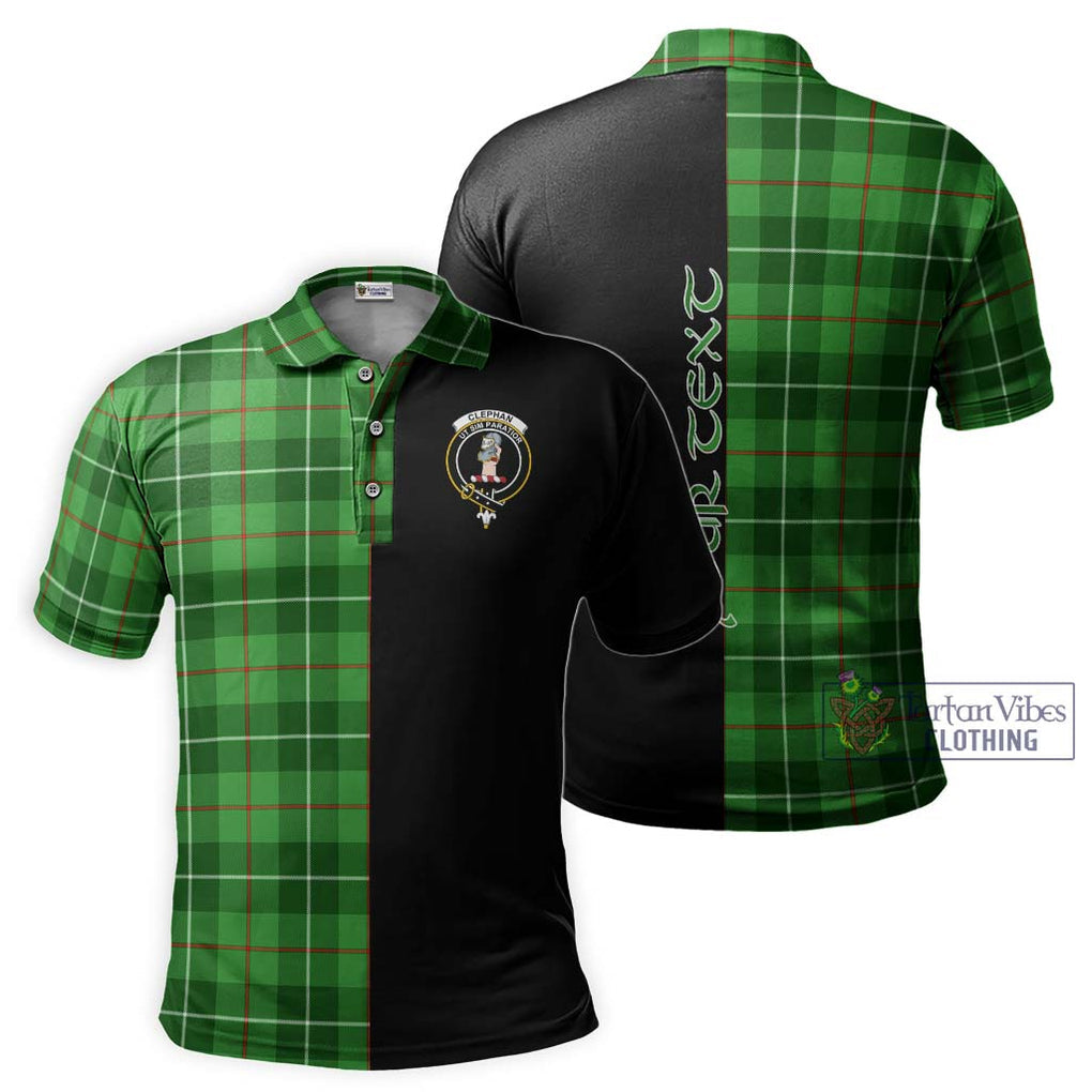 Clephane (Clephan) Tartan Polo Shirt with Family Crest and Half Of Me Style Kid - Tartan Vibes Clothing