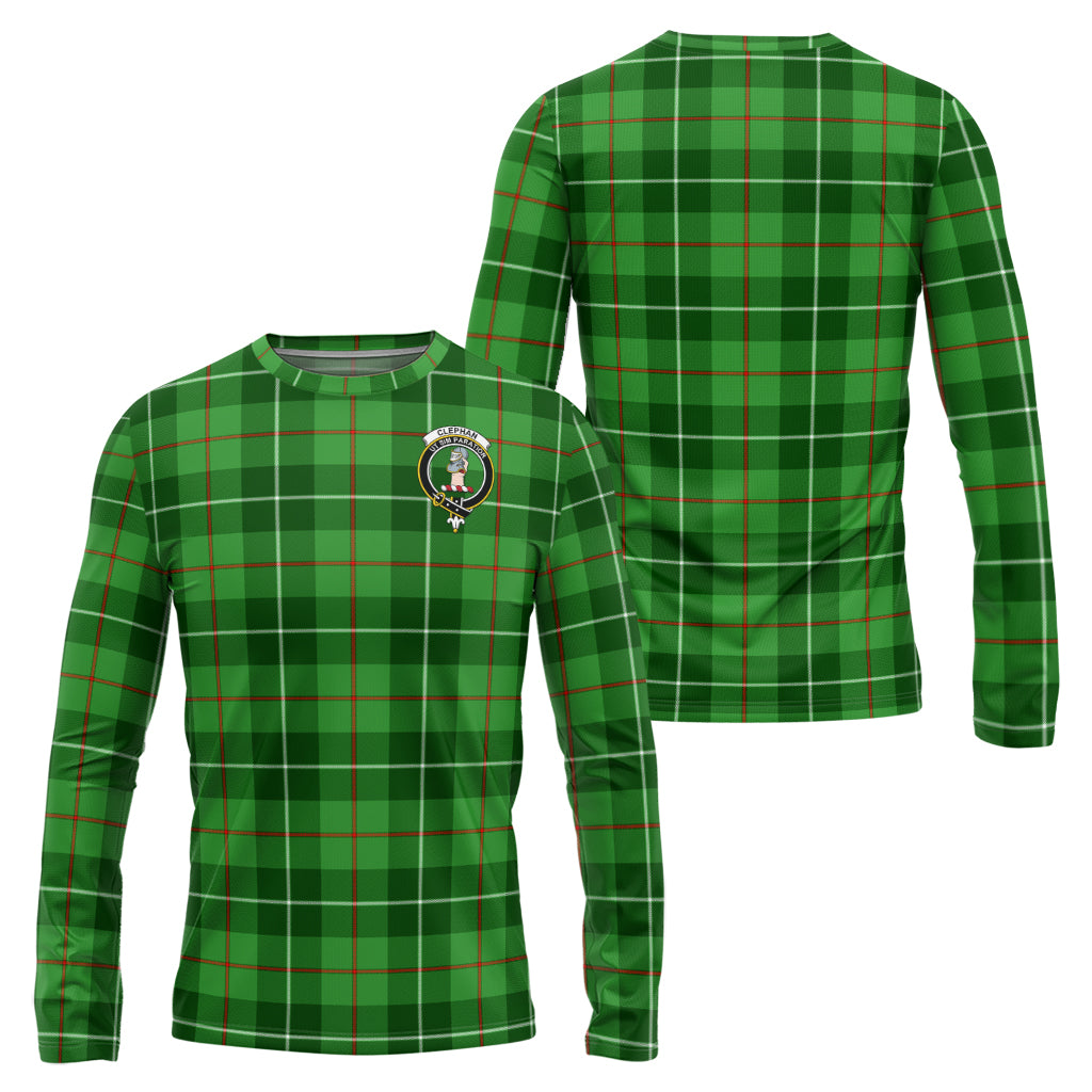 Clephane (Clephan) Tartan Long Sleeve T-Shirt with Family Crest Unisex - Tartan Vibes Clothing