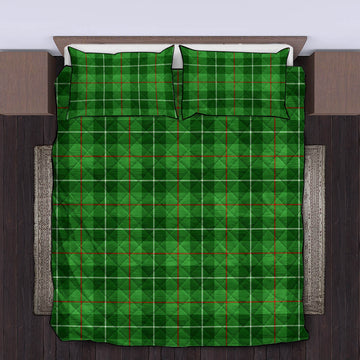 Clephane (Clephan) Tartan Quilt Bed Set King - Tartan Vibes Clothing