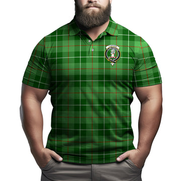 Clephan Tartan Men's Polo Shirt with Family Crest