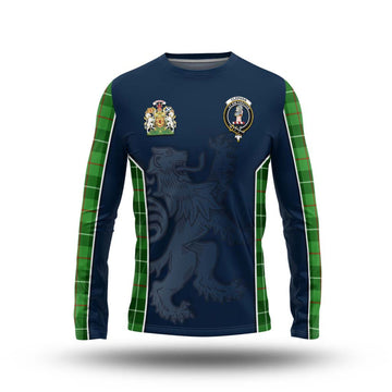 Clephane (Clephan) Tartan Long Sleeve T-Shirt with Family Crest and Lion Rampant Vibes Sport Style Unisex - Tartan Vibes Clothing