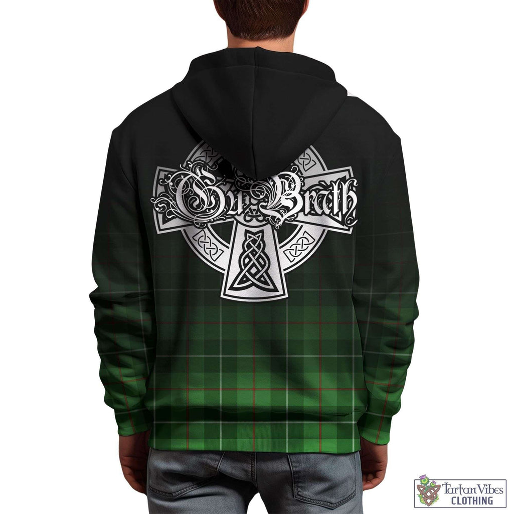 Clephane (Clephan) Tartan Hoodie Featuring Alba Gu Brath Family Crest Celtic Inspired - Tartan Vibes Clothing