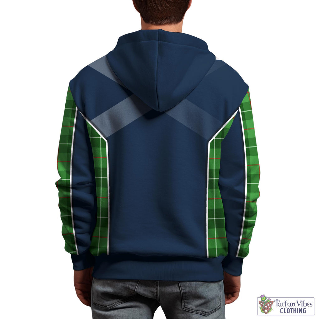Clephane (Clephan) Tartan Hoodie with Family Crest and Scottish Thistle Vibes Sport Style - Tartan Vibes Clothing
