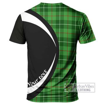 Tartan Vibes Clothing Clephan Tartan T-Shirt with Family Crest Circle Style