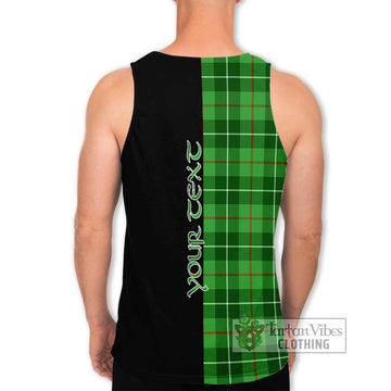 Clephane (Clephan) Tartan Men's Tank Top with Family Crest and Half Of Me Style - Tartan Vibes Clothing