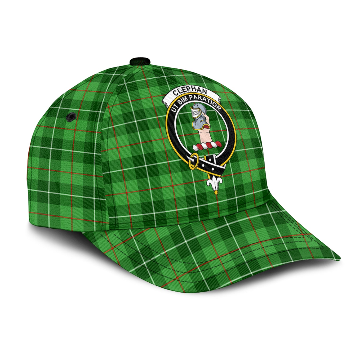 clephan-tartan-classic-cap-with-family-crest