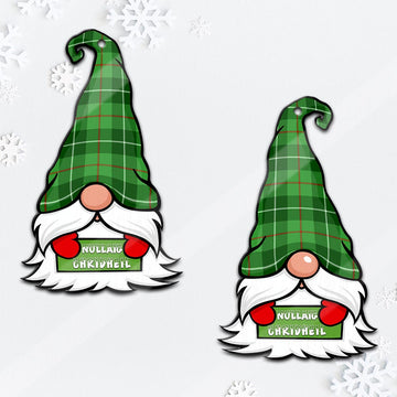Clephane (Clephan) Gnome Christmas Ornament with His Tartan Christmas Hat - Tartan Vibes Clothing